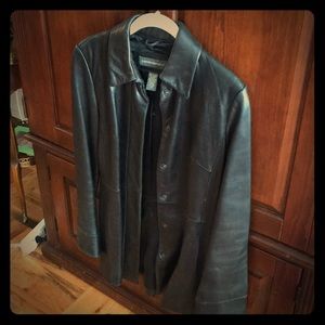 Banana Republic Gorgeous black leather jacket